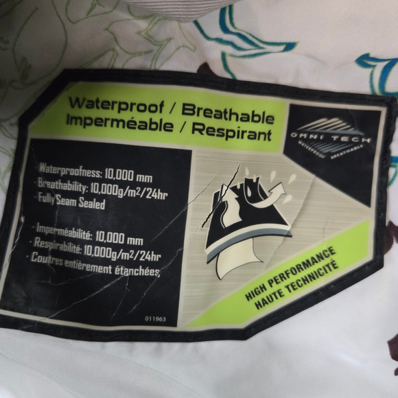 Columbia Green Titanium Faux Fur Lined Winter Snowboard Ski Jacket Size Medium - Picture 7 of 16